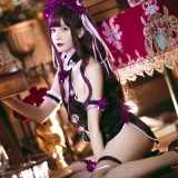 星之迟迟《《花鸟风月》 花与旗袍 紫》写真图集 20P｜在线预览与图包下载