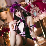 星之迟迟《《花鸟风月》 花与旗袍 紫》写真图集 20P｜在线预览与图包下载