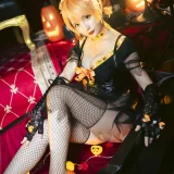 星之迟迟《《花鸟风月》 万圣节 橙》写真图集 20P｜在线预览与图包下载