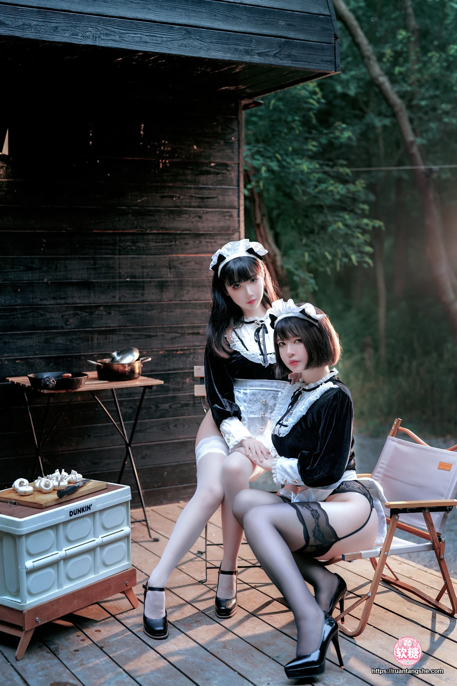 面饼仙儿 面饼仙儿 NO.124 - メイド姉妹(&半半子 BANBANKO)