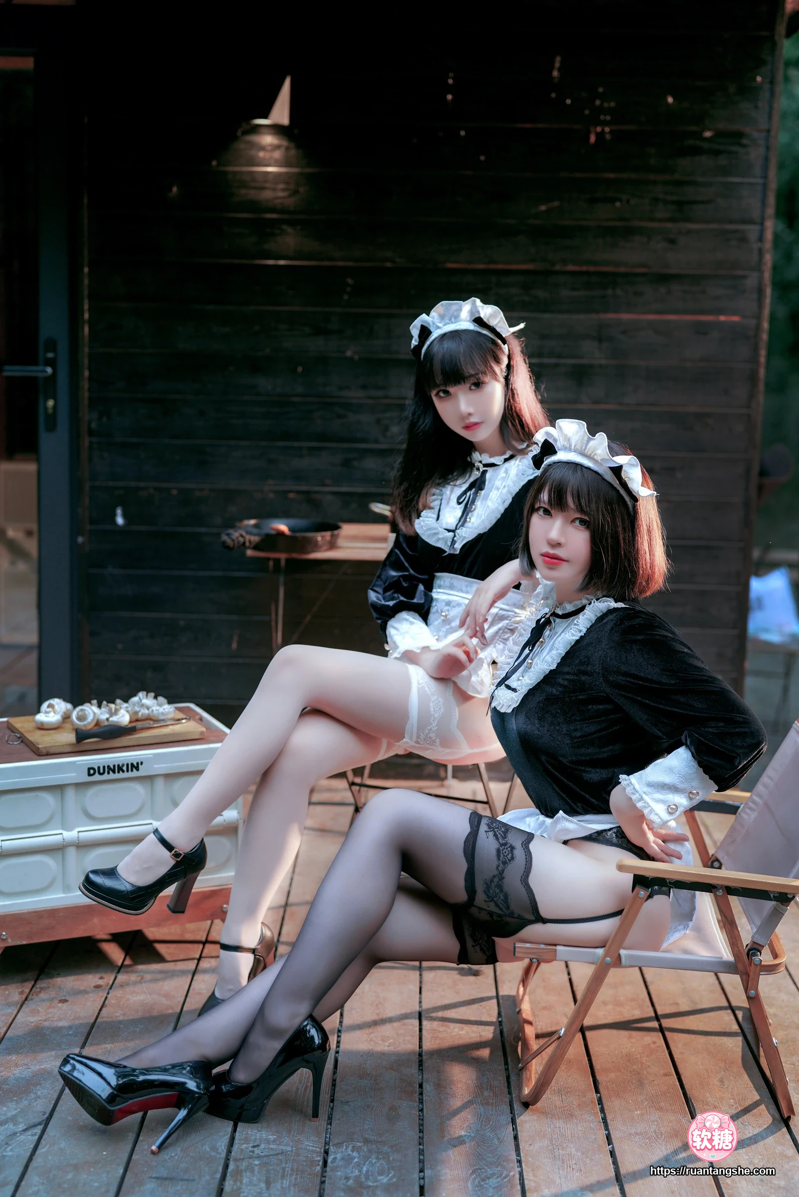 面饼仙儿 面饼仙儿 NO.124 - メイド姉妹(&半半子 BANBANKO)