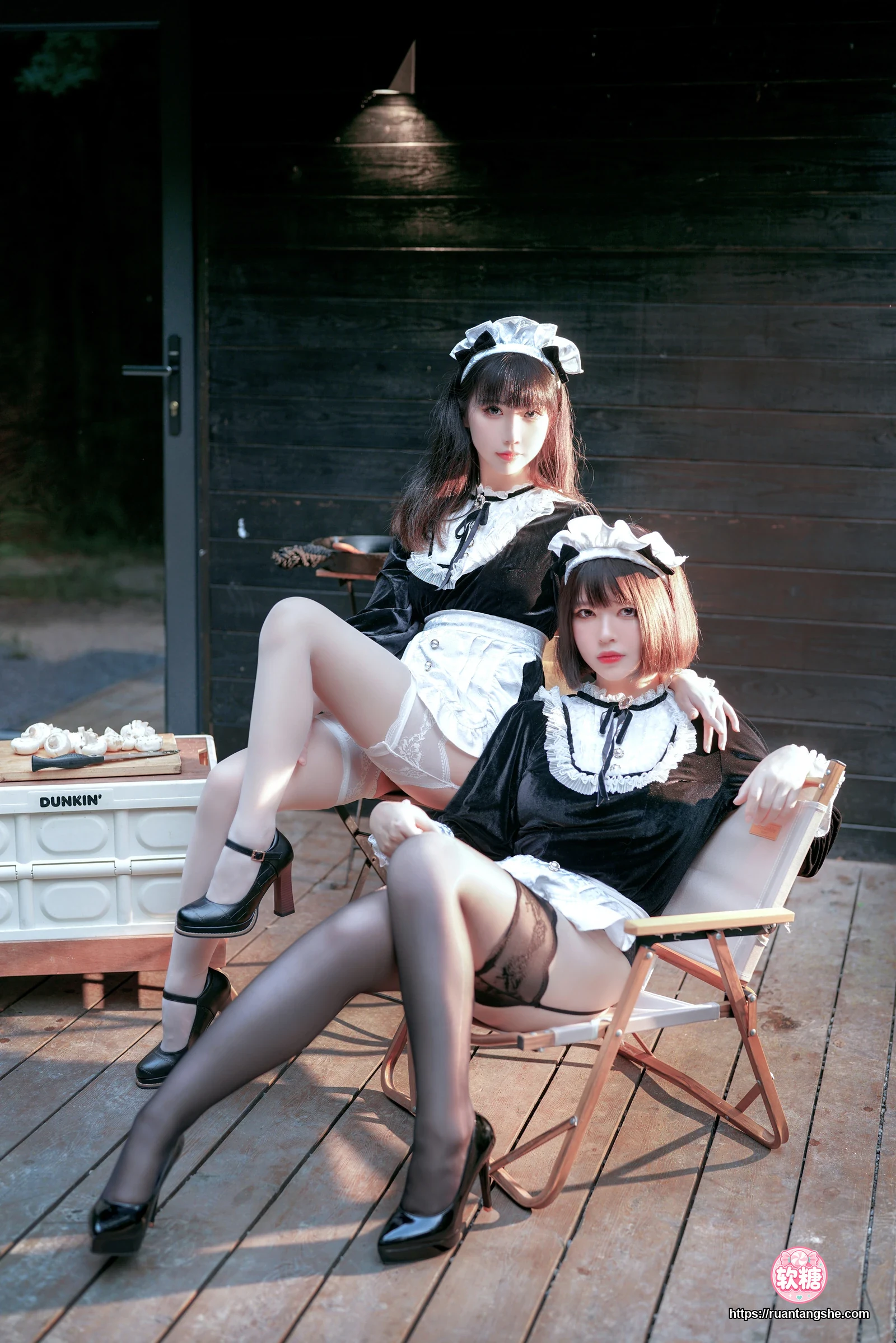 面饼仙儿 面饼仙儿 NO.124 - メイド姉妹(&半半子 BANBANKO)