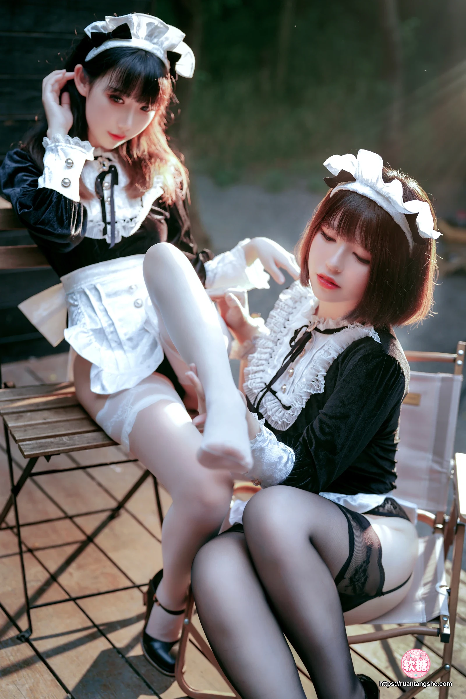 面饼仙儿 面饼仙儿 NO.124 - メイド姉妹(&半半子 BANBANKO)