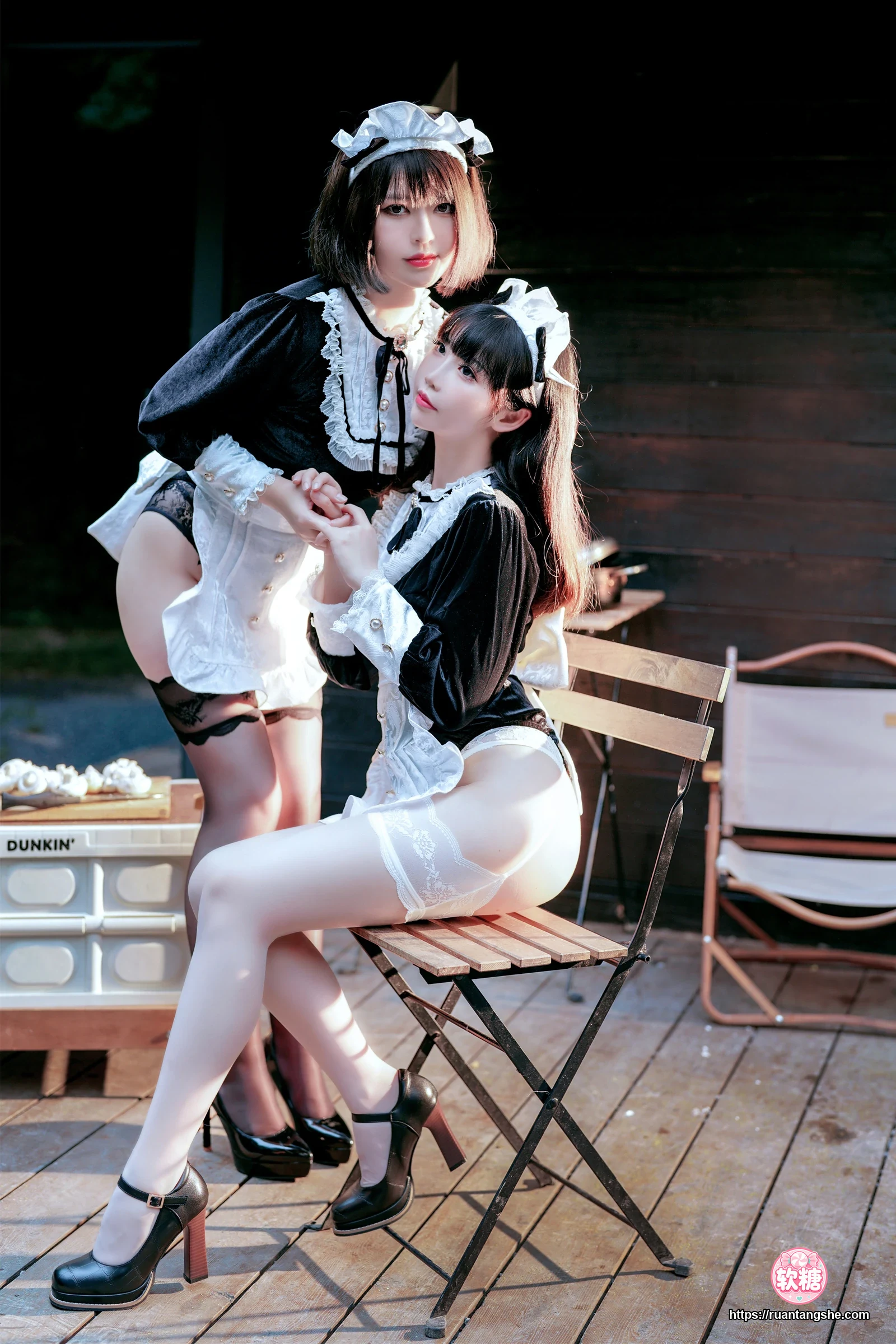 面饼仙儿 面饼仙儿 NO.124 - メイド姉妹(&半半子 BANBANKO)