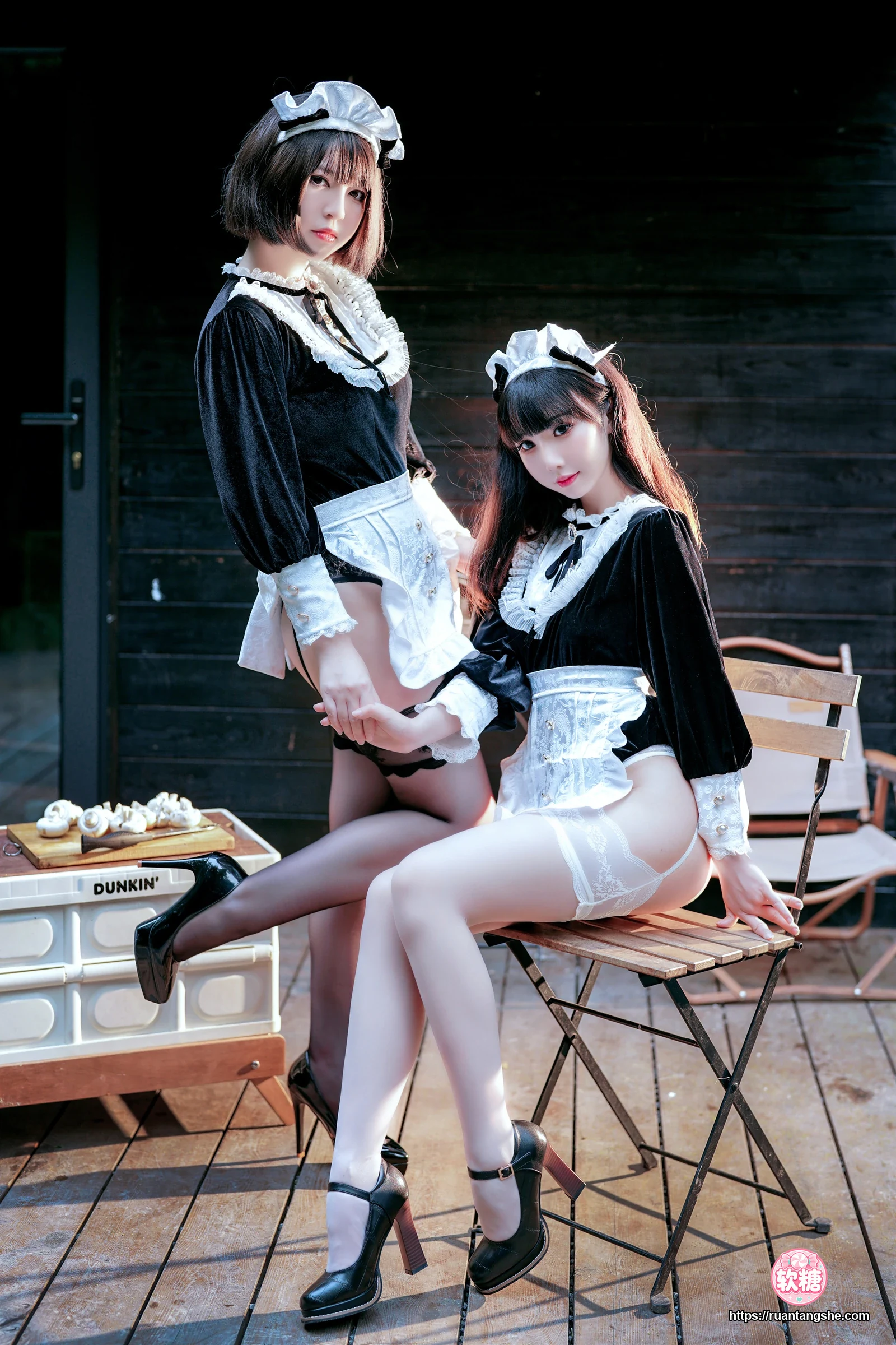 面饼仙儿 面饼仙儿 NO.124 - メイド姉妹(&半半子 BANBANKO)