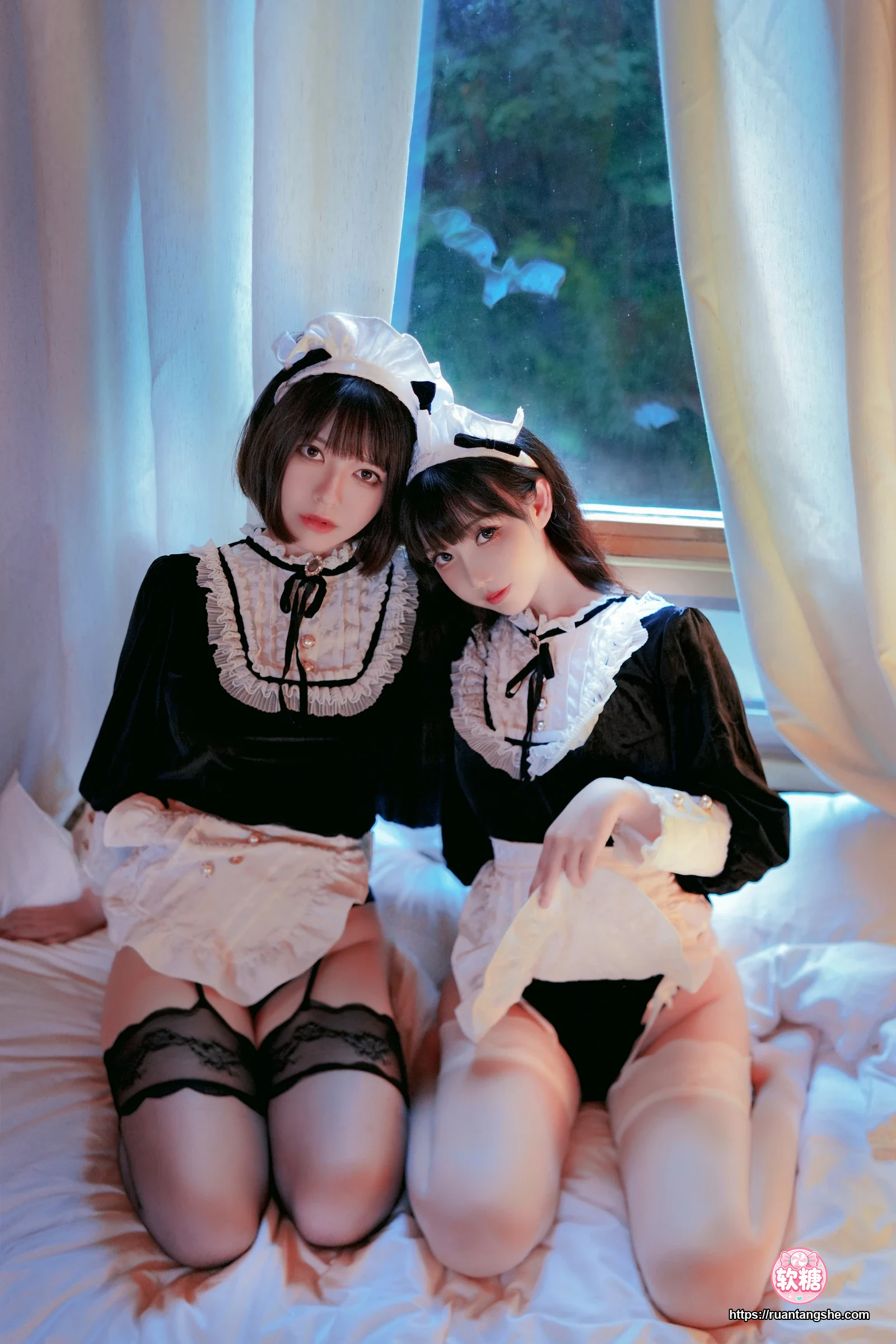 面饼仙儿 面饼仙儿 NO.124 - メイド姉妹(&半半子 BANBANKO)