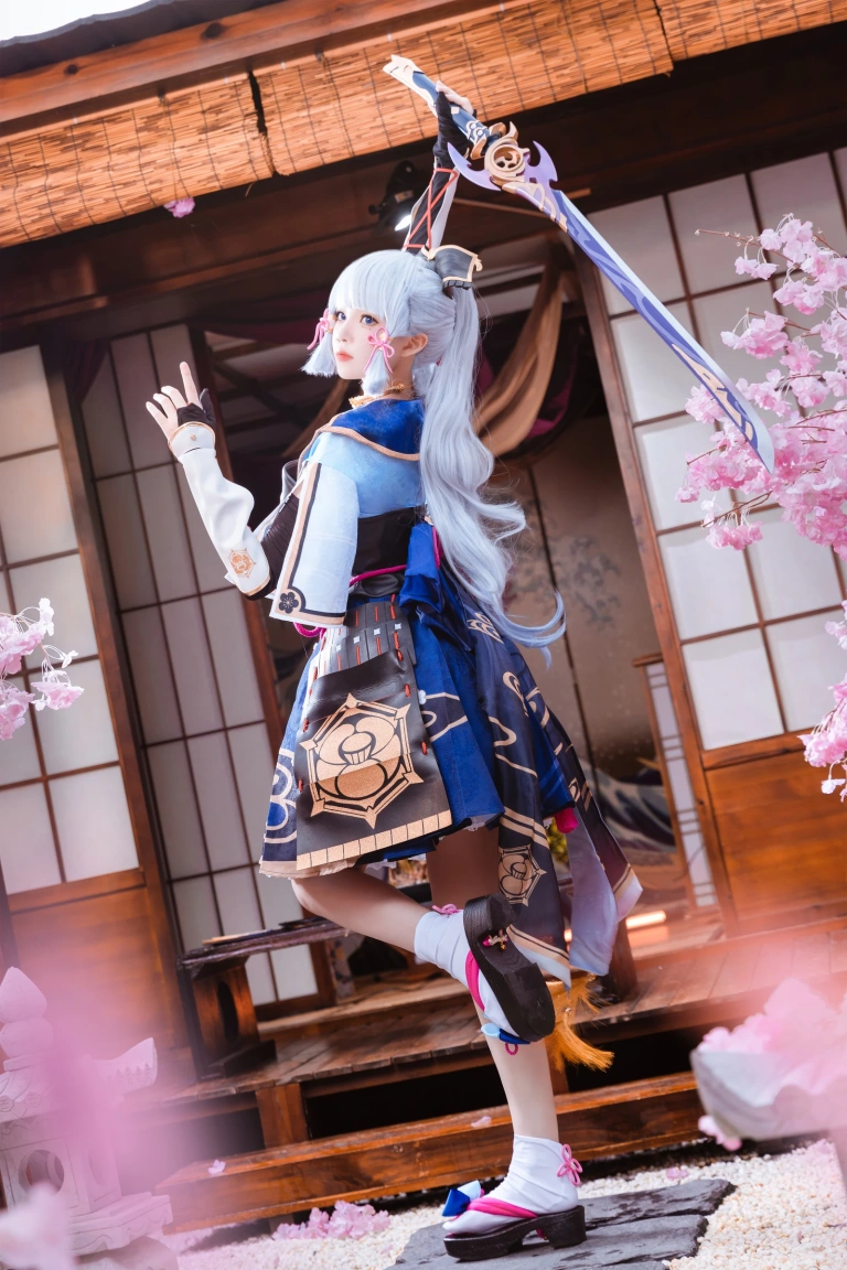 桜桃喵《神里绫华》写真图集 34P｜在线预览与图包下载