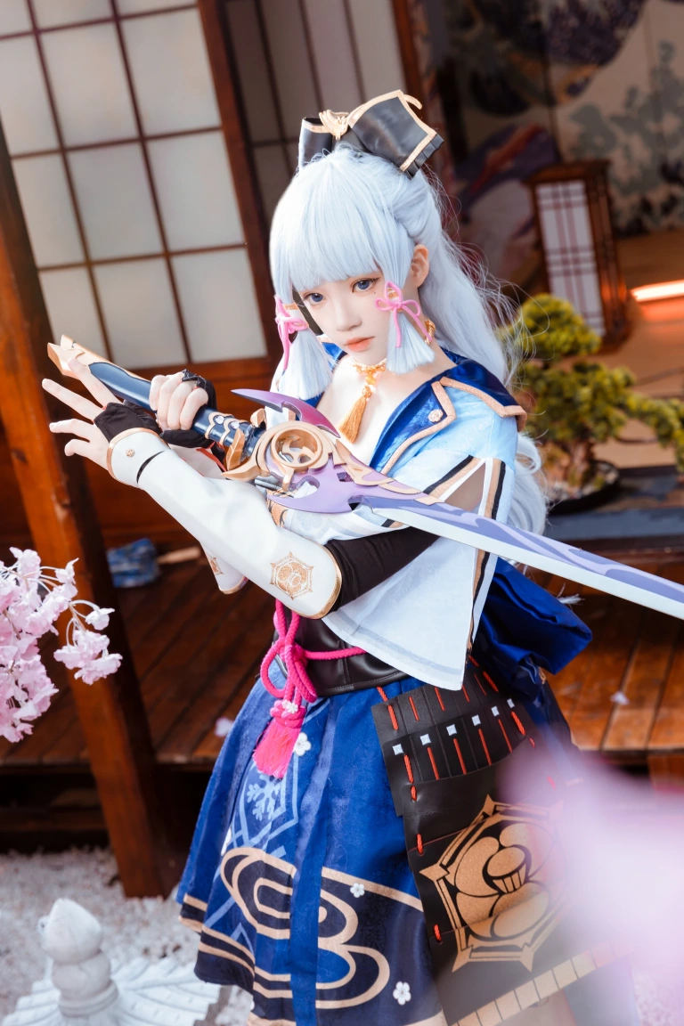 桜桃喵《神里绫华》写真图集 34P｜在线预览与图包下载