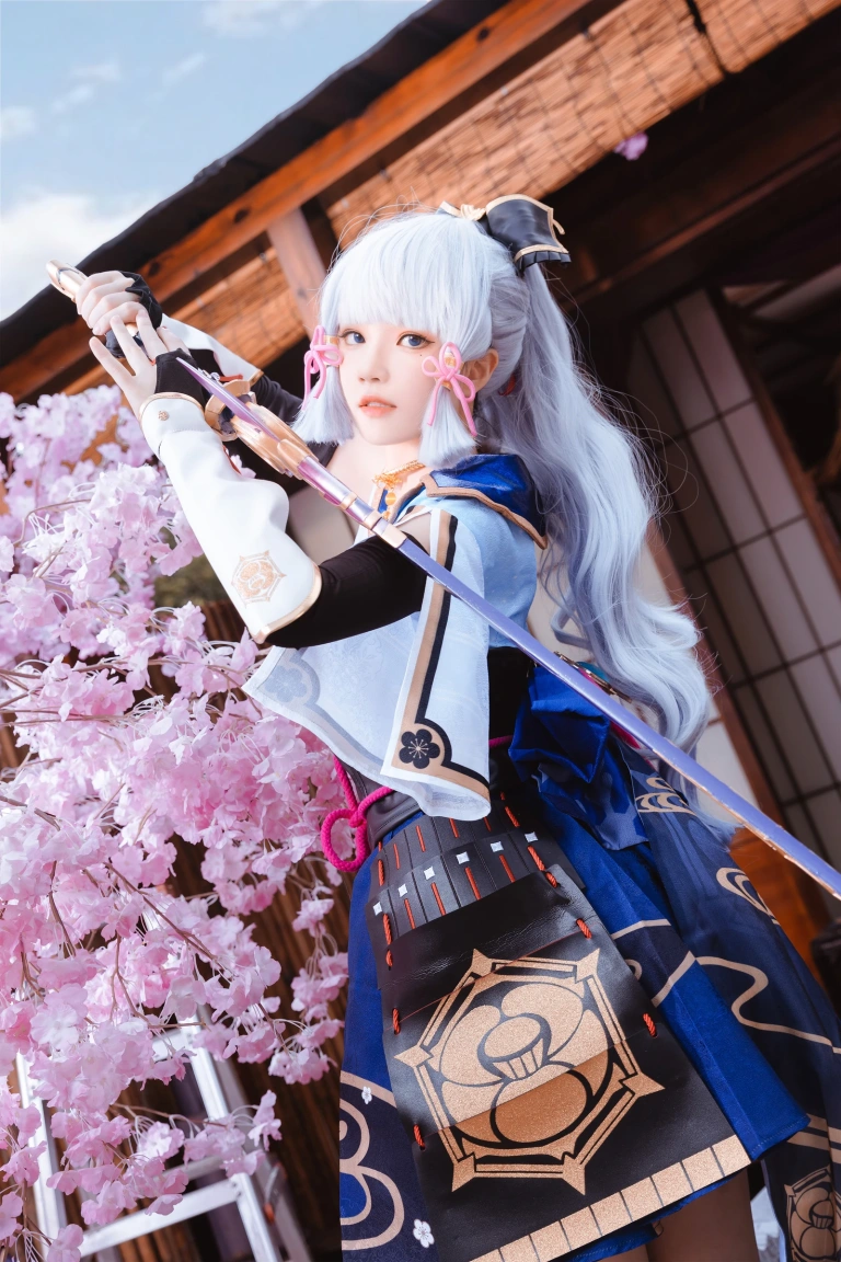 桜桃喵《神里绫华》写真图集 34P｜在线预览与图包下载