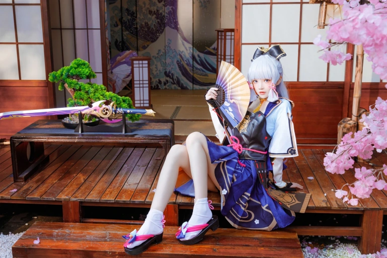 桜桃喵《神里绫华》写真图集 34P｜在线预览与图包下载