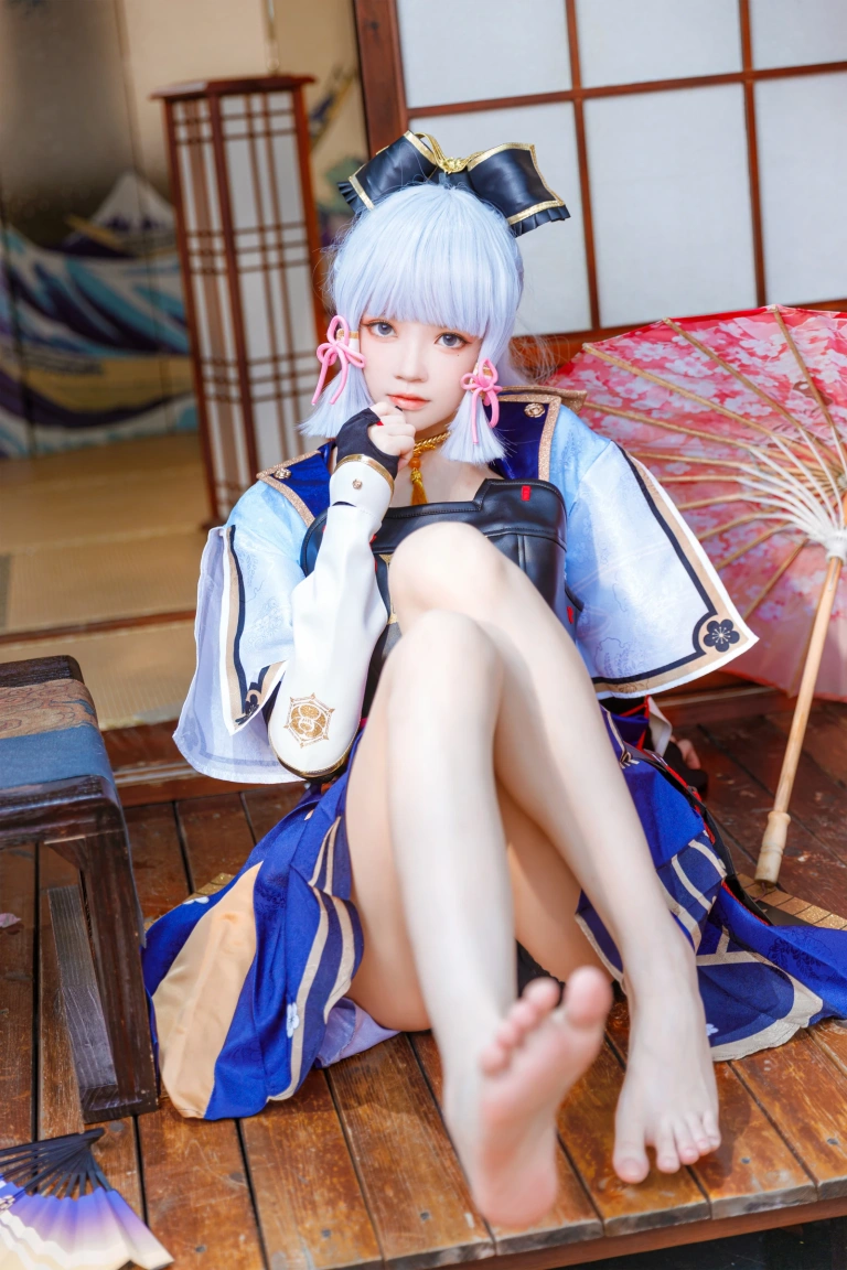 桜桃喵《神里绫华》写真图集 34P｜在线预览与图包下载