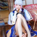 桜桃喵《神里绫华》写真图集 34P｜在线预览与图包下载