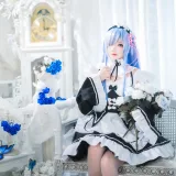 桜桃喵《长发蕾姆01》写真图集 45P｜在线预览与图包下载