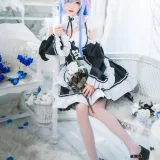 桜桃喵《长发蕾姆01》写真图集 45P｜在线预览与图包下载
