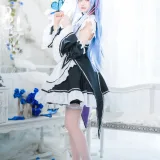 桜桃喵《长发蕾姆02》写真图集 44P｜在线预览与图包下载