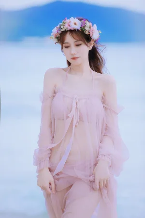 念雪《白桃汽水》写真图集 42P｜在线预览与图包下载
