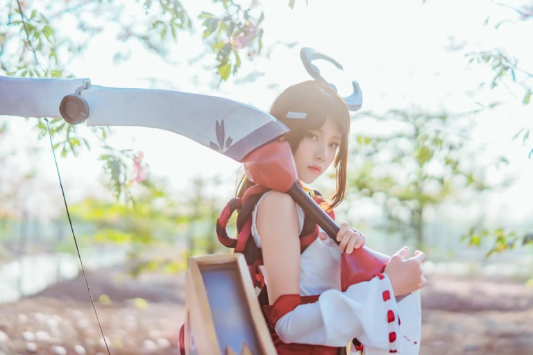 桜桃喵《花见巫女》写真图集 32P｜在线预览与图包下载