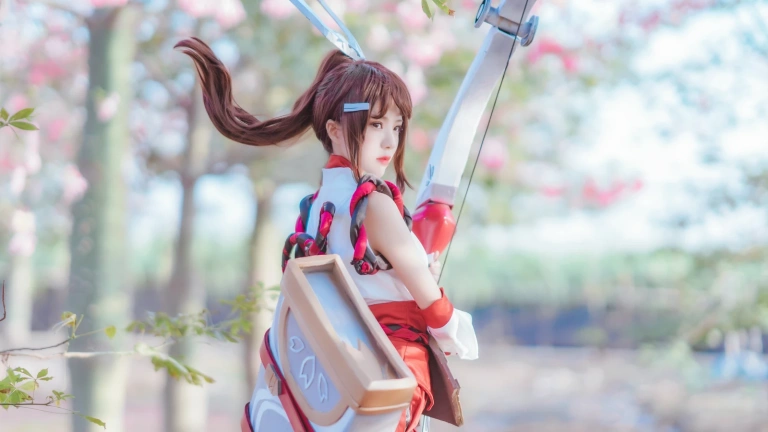 桜桃喵《花见巫女》写真图集 32P｜在线预览与图包下载