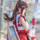 桜桃喵《花见巫女》写真图集 32P｜在线预览与图包下载