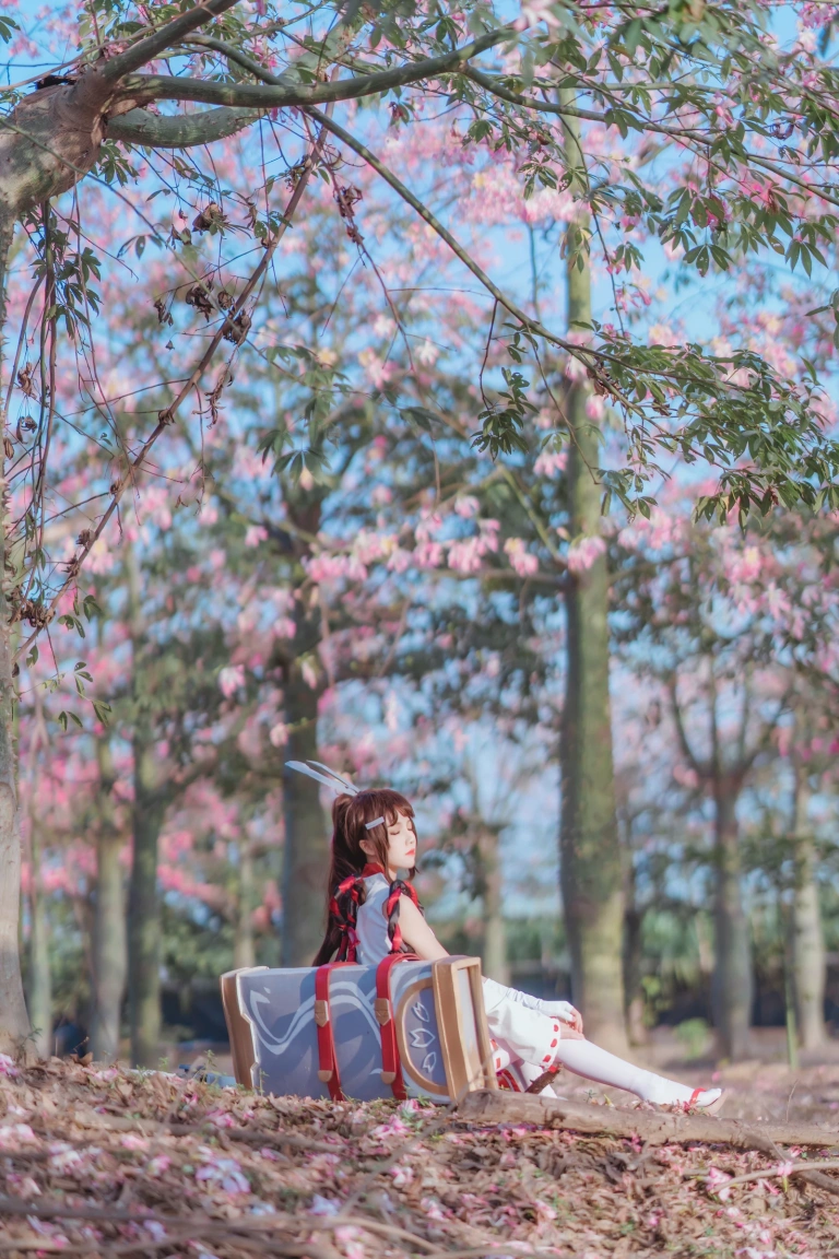 桜桃喵《花见巫女》写真图集 32P｜在线预览与图包下载