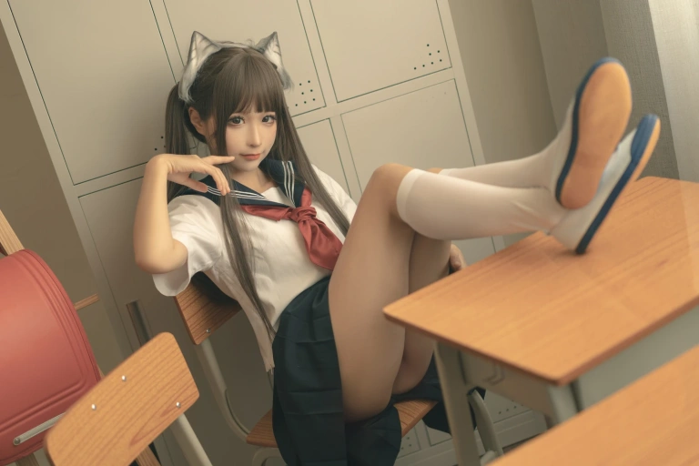 蠢沫沫《放学后》写真图集 130P｜在线预览与图包下载