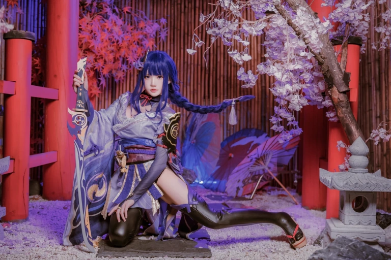 桜桃喵《雷电将军+花絮视频》写真图集 51P+1V｜在线预览与图包下载