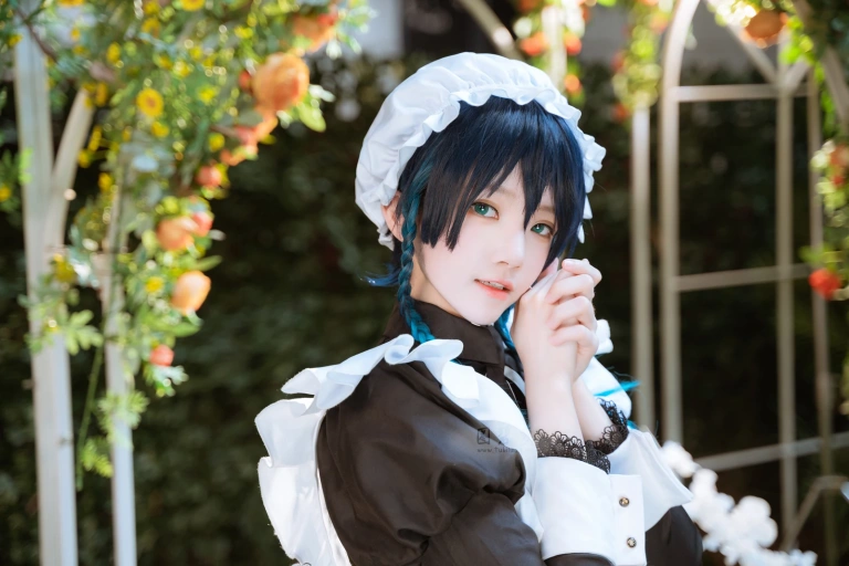 桜桃喵《温迪女仆+花絮视频》写真图集 26P+1V｜在线预览与图包下载
