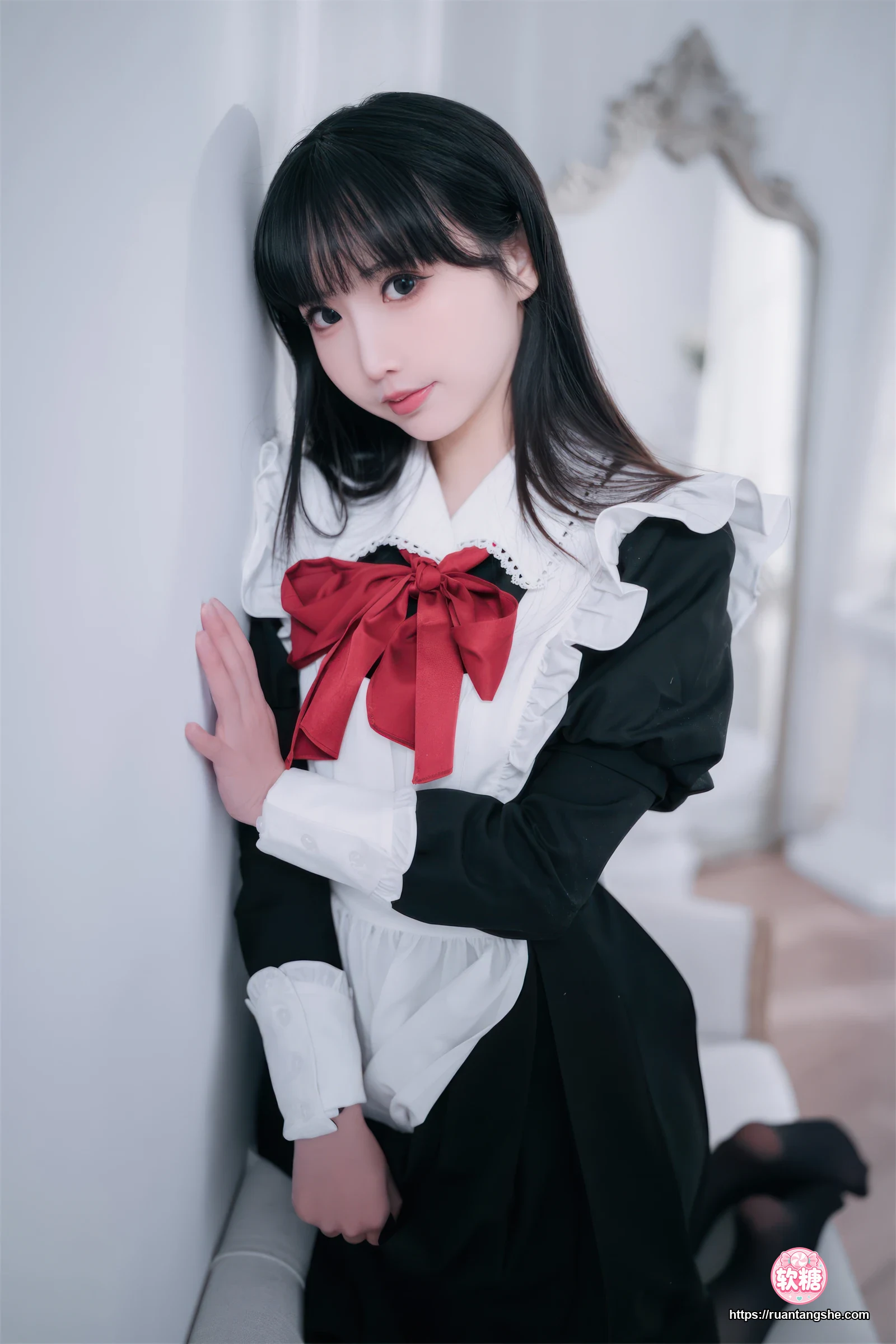 面饼仙儿 面饼仙儿 NO.134 - 红高跟女仆