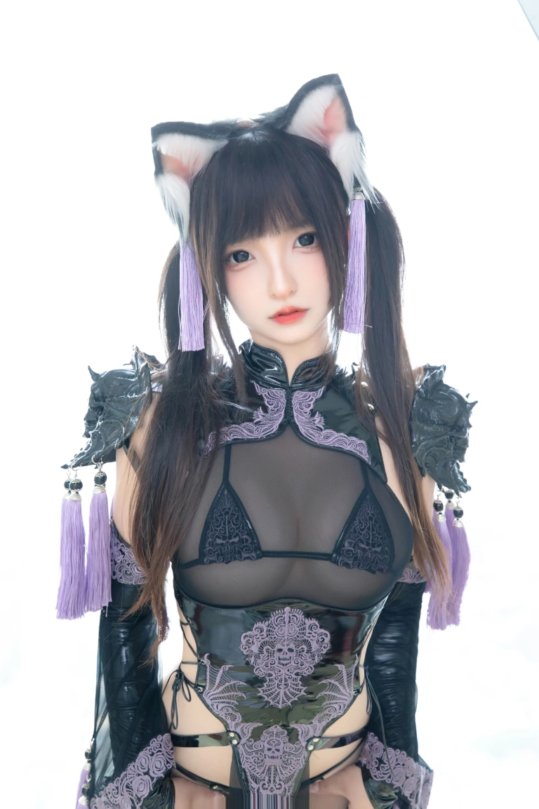 神楽坂真冬《第五季 序号1：《旗袍猫女》》写真图集 75P+2V｜在线预览与图包下载