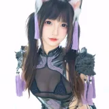 神楽坂真冬《第五季 序号1：《旗袍猫女》》写真图集 75P+2V｜在线预览与图包下载