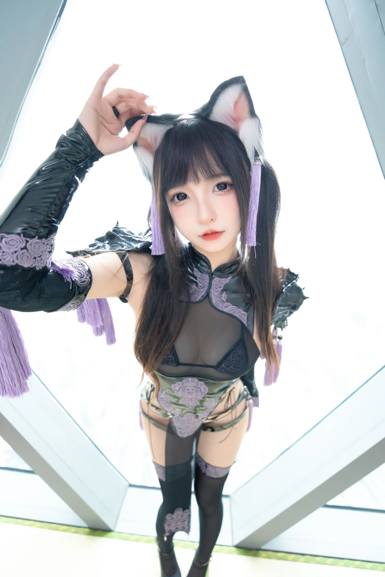 神楽坂真冬《第五季 序号1：《旗袍猫女》》写真图集 75P+2V｜在线预览与图包下载