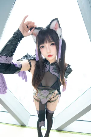 神楽坂真冬《第五季 序号1：《旗袍猫女》》写真图集 75P+2V｜在线预览与图包下载