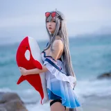 星之迟迟《明日方舟本 《Amazing Grace》 斯卡蒂》写真图集 20P｜在线预览与图包下载