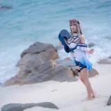 星之迟迟《明日方舟本 《Amazing Grace》 斯卡蒂》写真图集 20P｜在线预览与图包下载