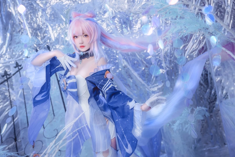 桜桃喵《珊瑚宫心海》写真图集 29P+3V｜在线预览与图包下载