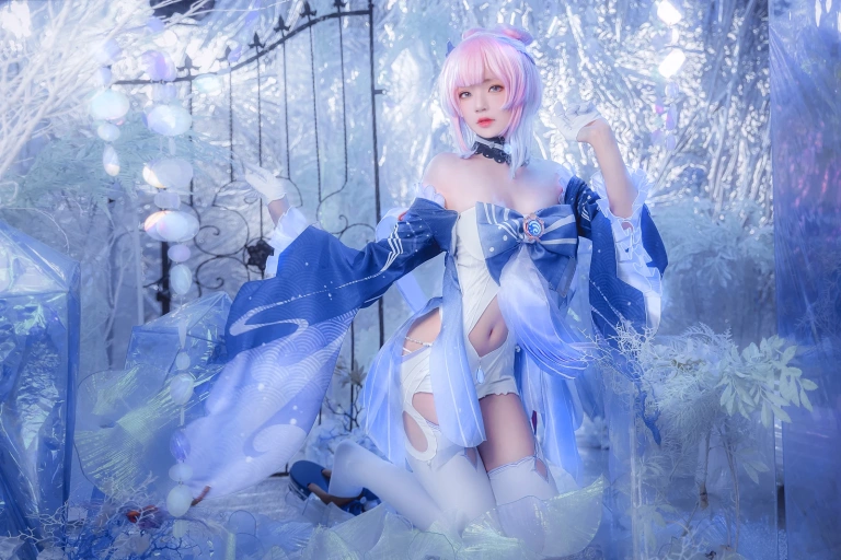 桜桃喵《珊瑚宫心海》写真图集 29P+3V｜在线预览与图包下载