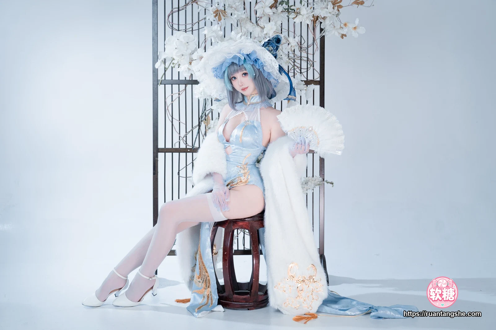 面饼仙儿 面饼仙儿 NO.150 - 碧蓝航线 柴郡 猫猫 蓝旗袍