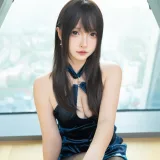 神楽坂真冬《第五季 序号17：《蓝衣旗袍》》写真图集 75P+2V｜在线预览与图包下载