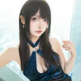 神楽坂真冬《第五季 序号17：《蓝衣旗袍》》写真图集 75P+2V｜在线预览与图包下载