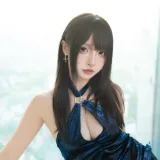 神楽坂真冬《第五季 序号17：《蓝衣旗袍》》写真图集 75P+2V｜在线预览与图包下载
