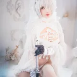 桜桃喵《2b花嫁》写真图集 69P｜在线预览与图包下载