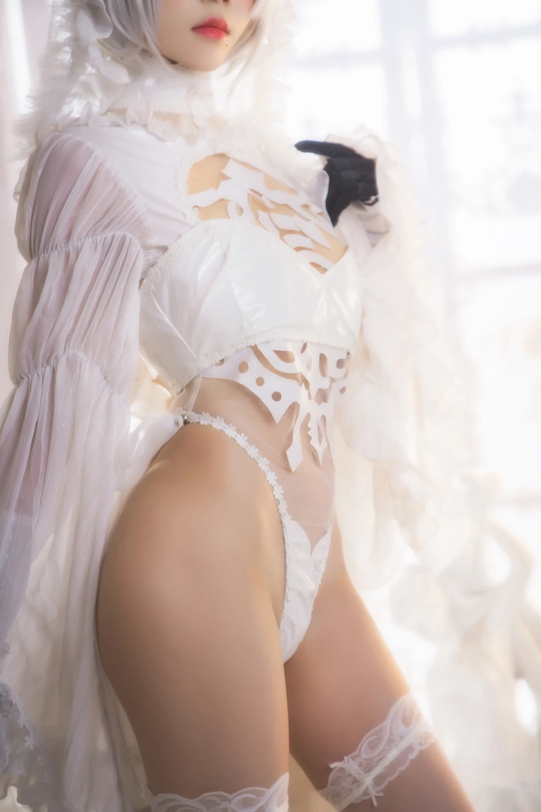 桜桃喵《2b花嫁》写真图集 69P｜在线预览与图包下载