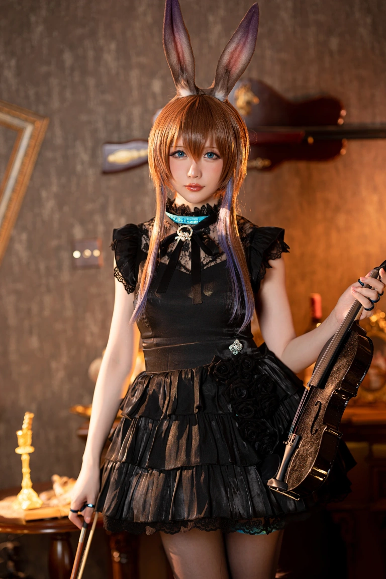 星之迟迟《2021年正片合集 阿米娅-音律联觉》写真图集 18P｜在线预览与图包下载
