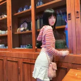 桜桃喵《条纹毛衣》写真图集 22P｜在线预览与图包下载