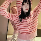 桜桃喵《条纹毛衣》写真图集 22P｜在线预览与图包下载