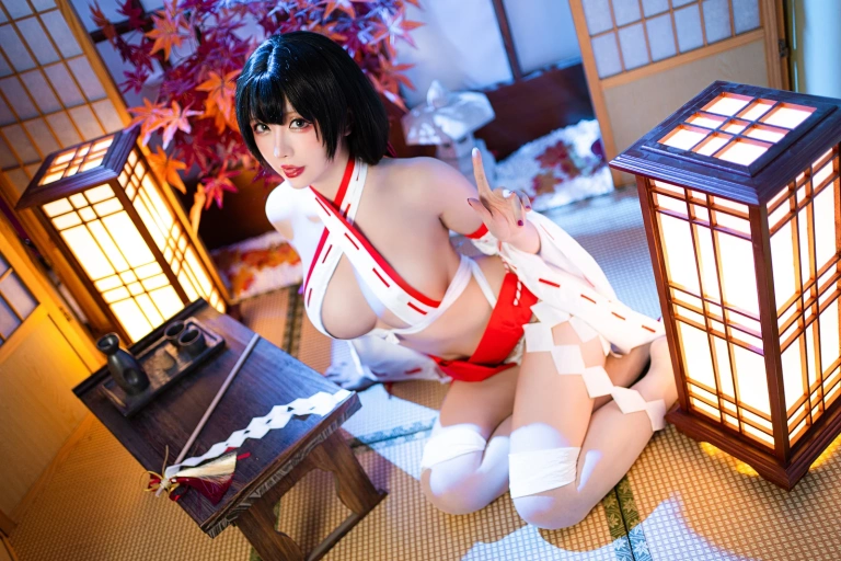 星之迟迟《2022年正片合集 新春巫女》写真图集 60P｜在线预览与图包下载