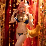 星之迟迟《2022月度计划 7月套图B FGO-玉藻前舞娘》写真图集 36P｜在线预览与图包下载