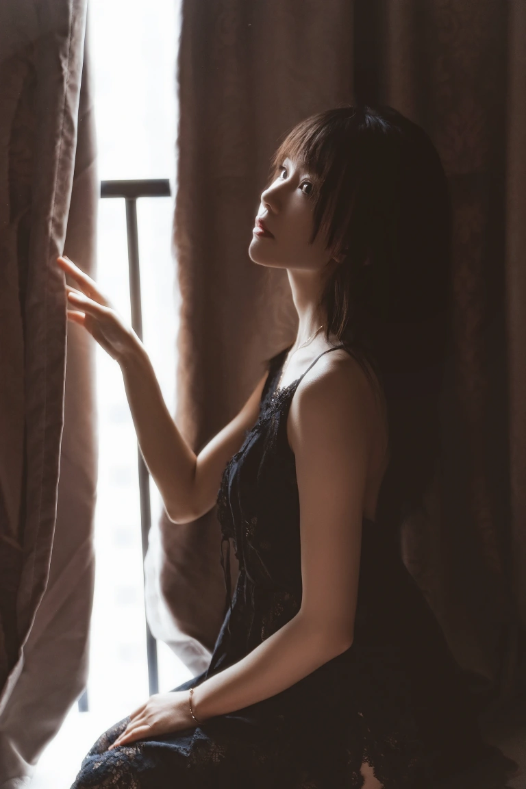 桜桃喵《黑》写真图集 21P｜在线预览与图包下载