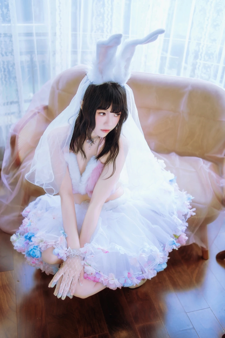 桜桃喵《花嫁兔》写真图集 54P+2V｜在线预览与图包下载