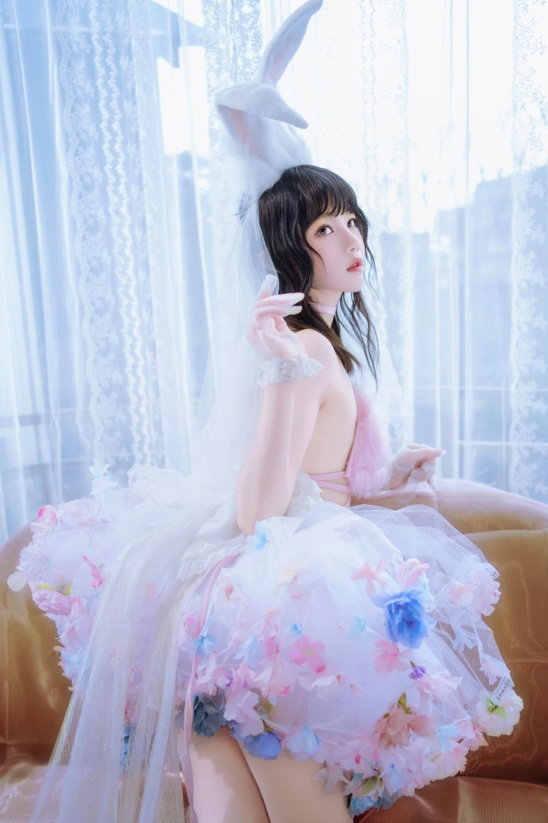 桜桃喵《花嫁兔》写真图集 54P+2V｜在线预览与图包下载